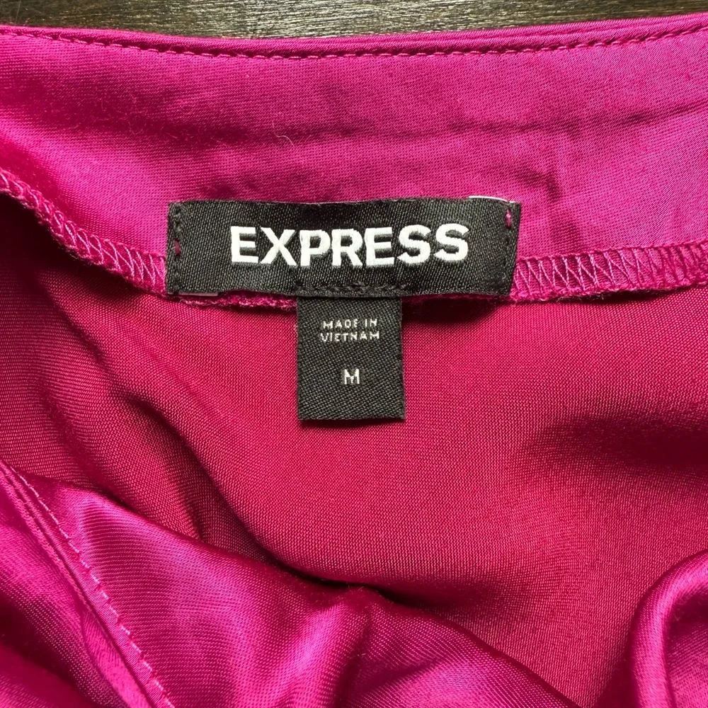 Express Women's Satin Midi Dress - Picture 4 of 5